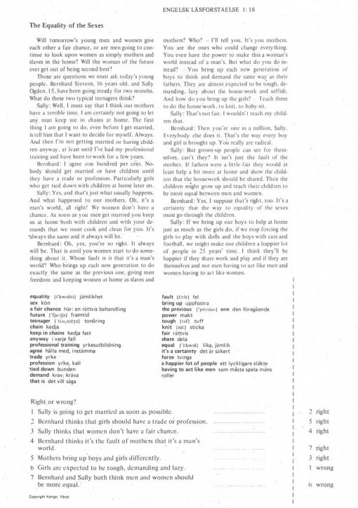 exempel engelsk läsförståelse