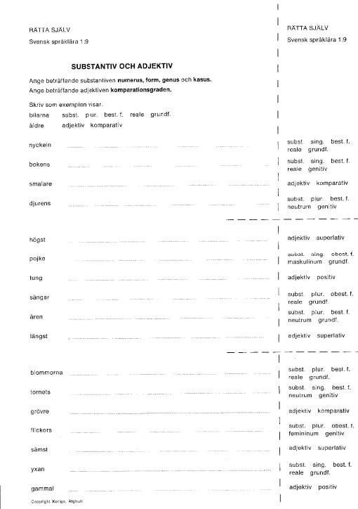 exempel svensk språklära 1